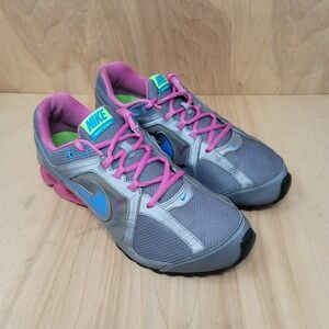 Nike Womens Sneakers Sz 10 M Reax Run 8 Running Shoes Gray Pink Athletic